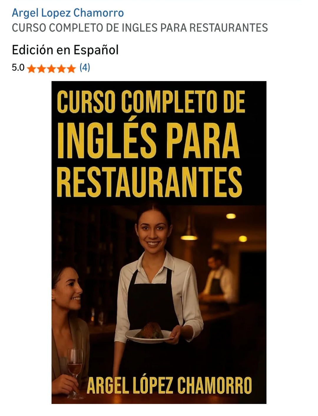 Curso Completo de Ingles para Restaurantes