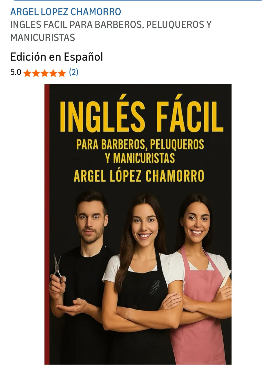 Ingles Facil para Barberos Peluqueros y Manicuristas